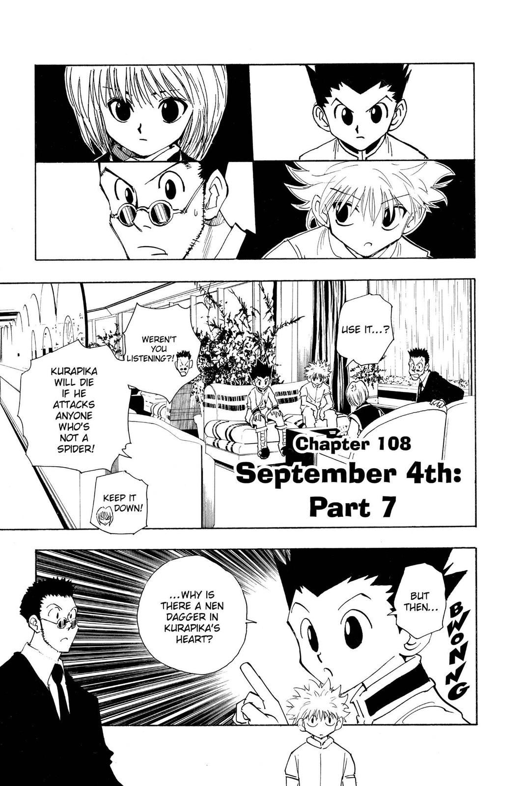 Read Hunter x Hunter chapter 108 image 0 on Lezhin