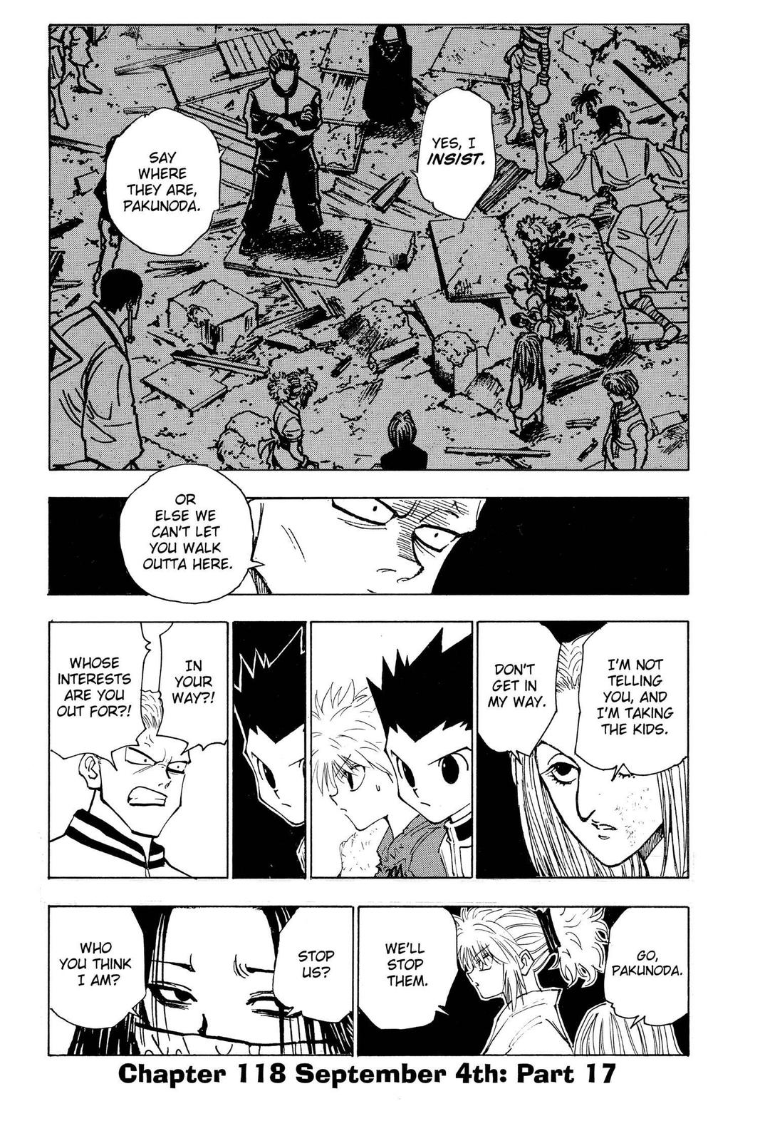 Read Hunter x Hunter chapter 118 image 0 on Lezhin