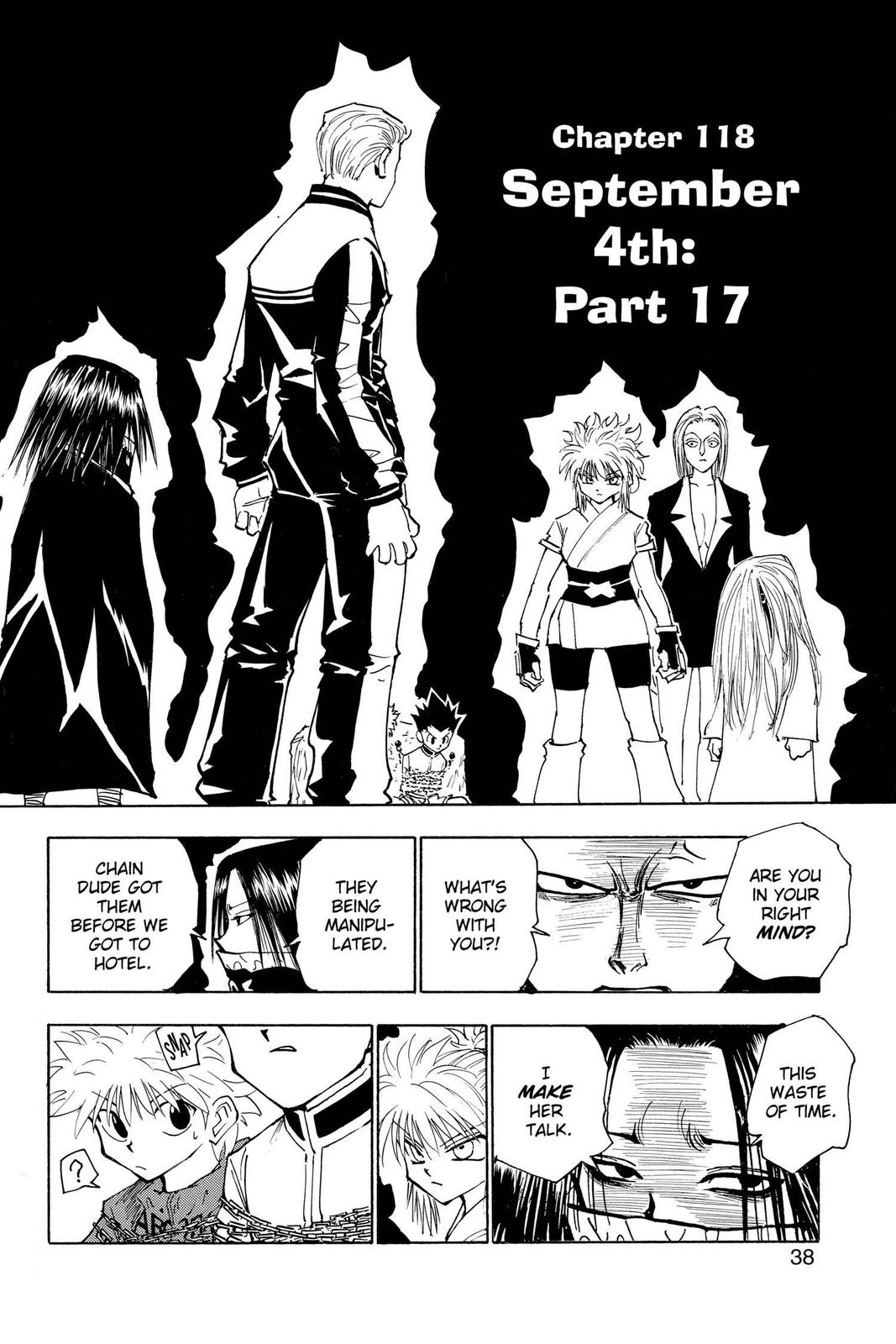 Read Hunter x Hunter chapter 118 image 1 on Lezhin