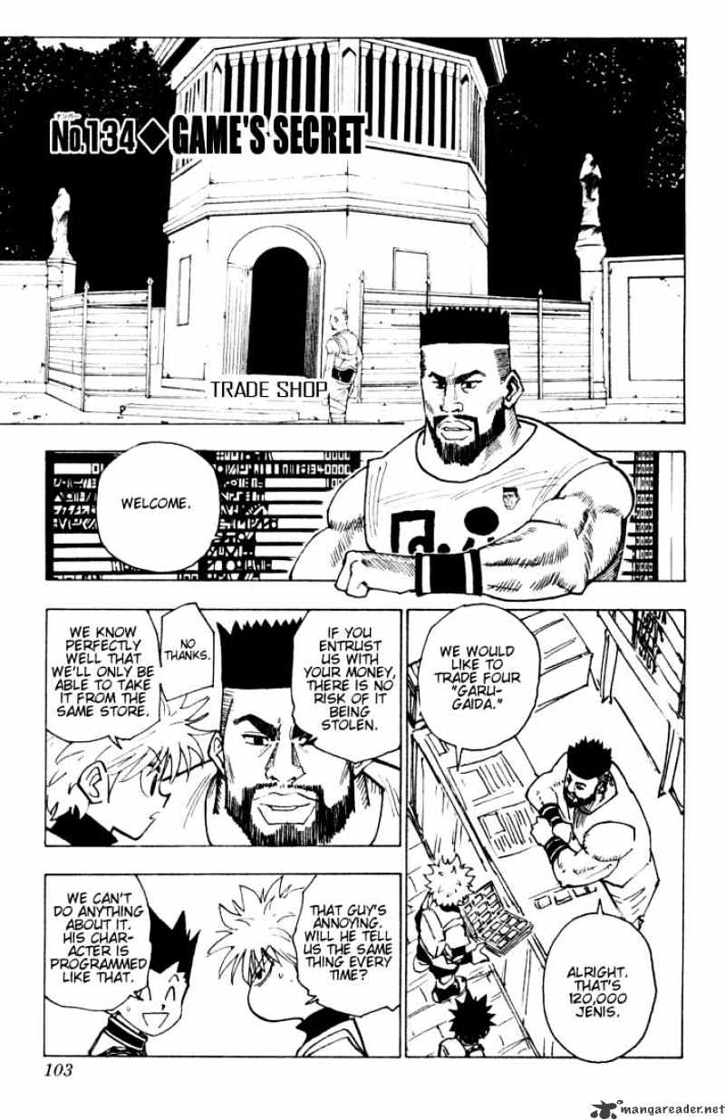 Read Hunter x Hunter chapter 134 image 0 on Lezhin