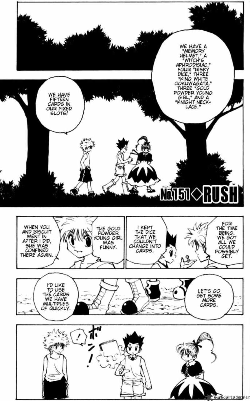 Read Hunter x Hunter chapter 151 image 0 on Lezhin