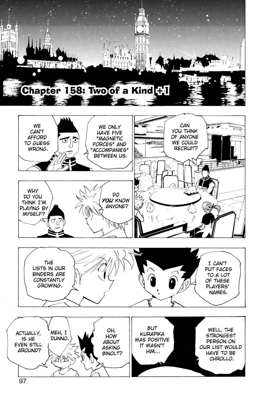 Read Hunter x Hunter chapter 158 image 0 on Lezhin