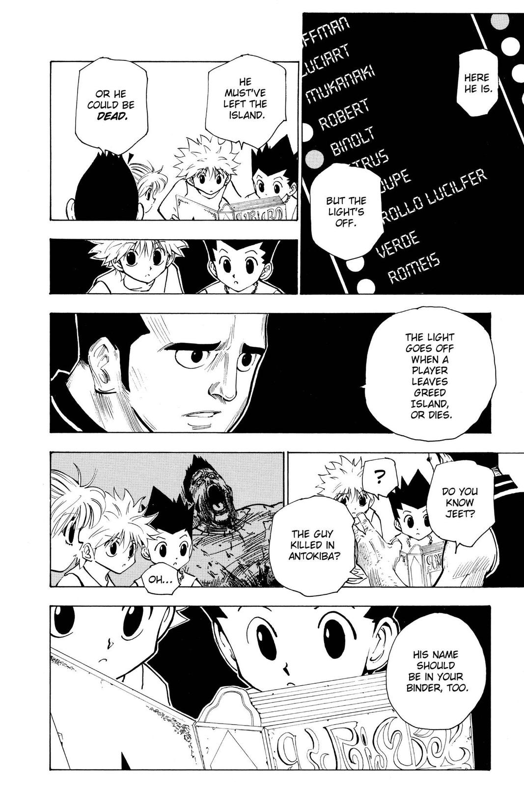 Read Hunter x Hunter chapter 158 image 1 on Lezhin