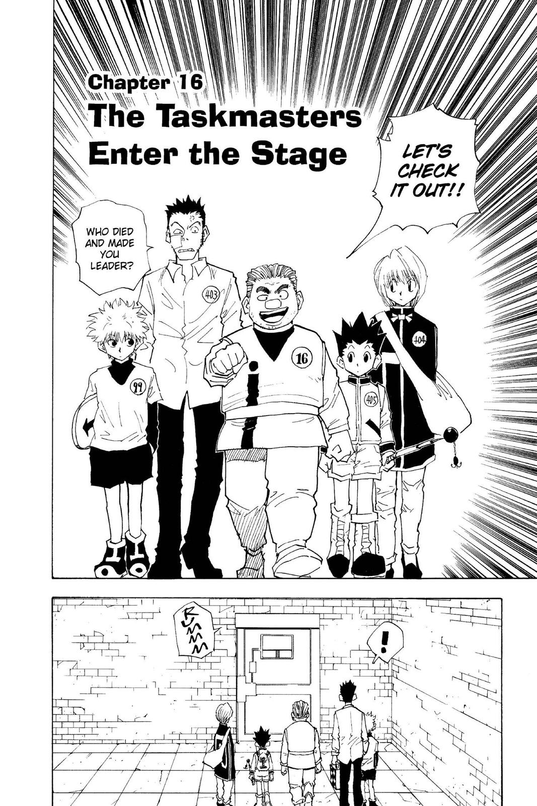 Read Hunter x Hunter chapter 16 image 1 on Lezhin