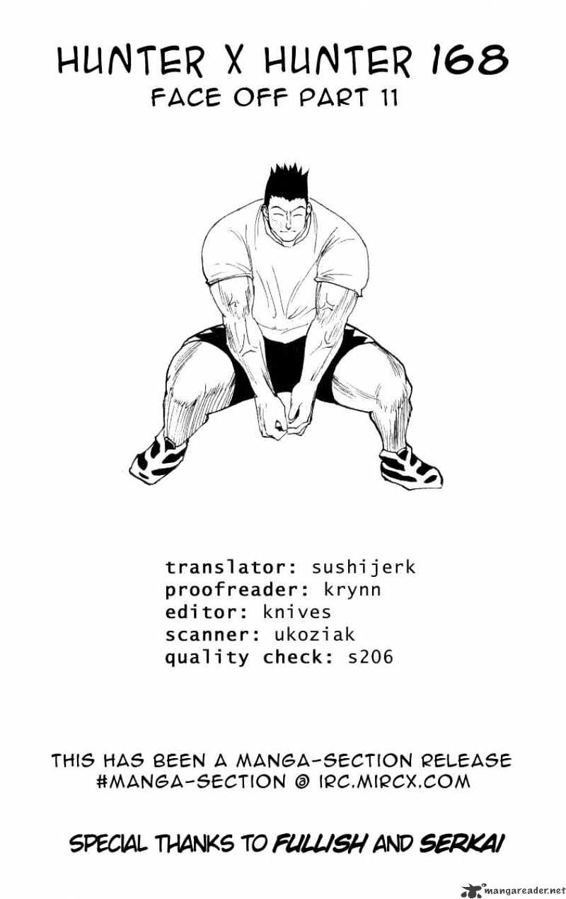 Read Hunter x Hunter chapter 168 image 13 on Lezhin