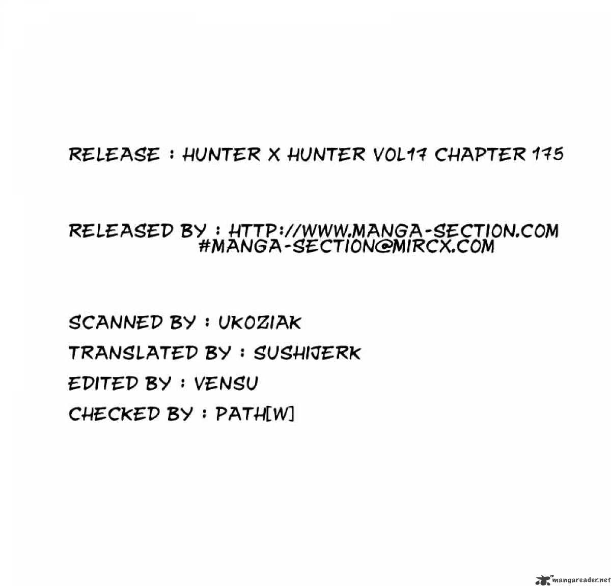Read Hunter x Hunter chapter 175 image 15 on Lezhin