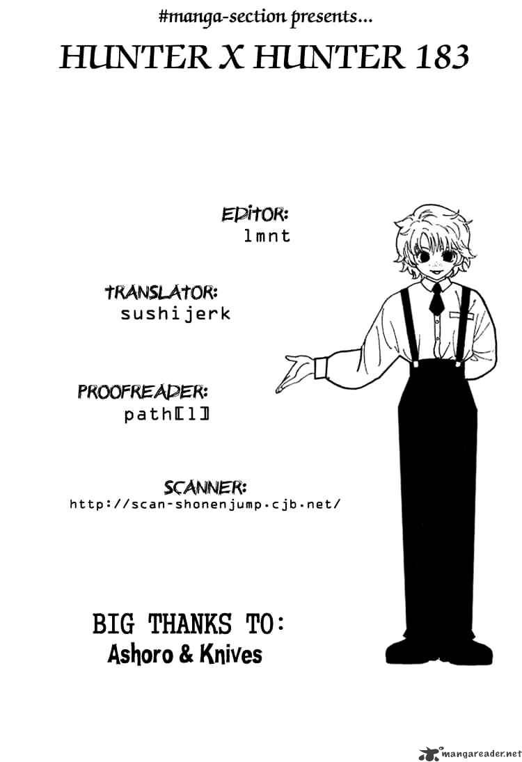 Read Hunter x Hunter chapter 183 image 15 on Lezhin