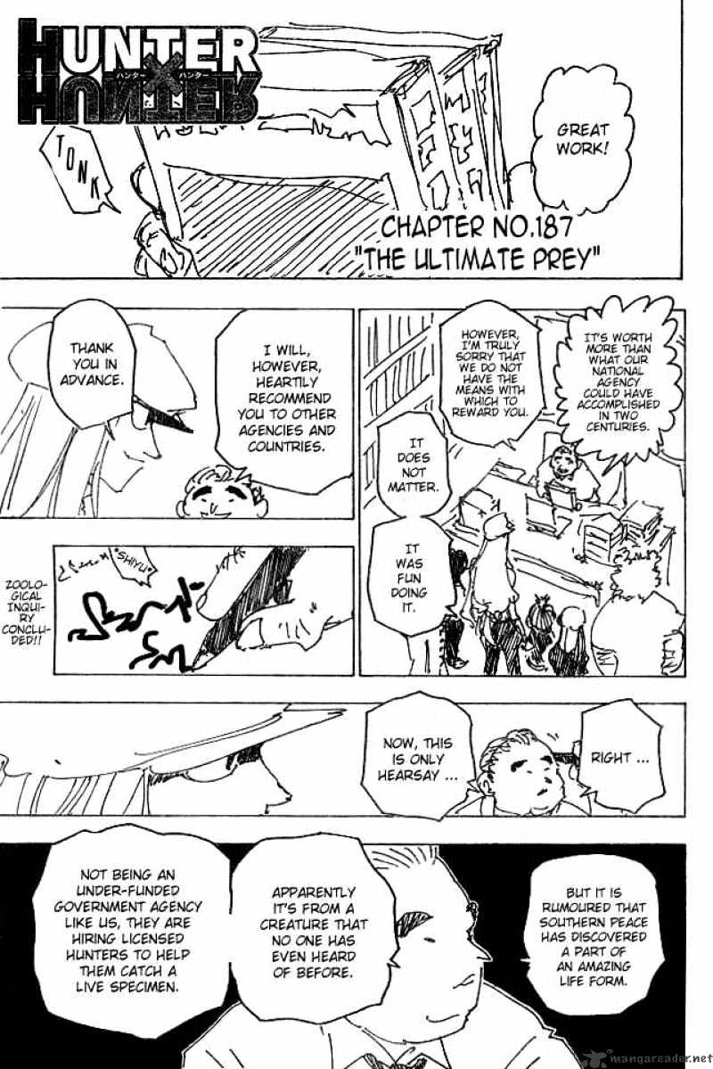 Read Hunter x Hunter chapter 187 image 0 on Lezhin