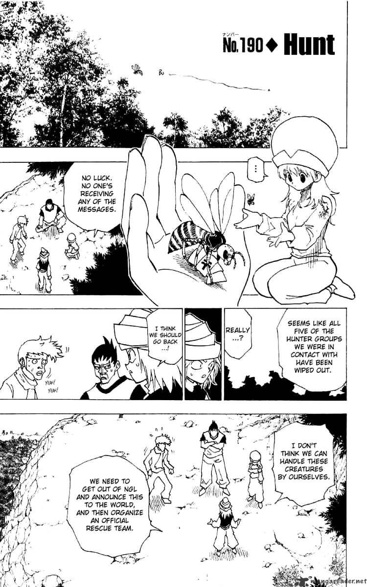 Read Hunter x Hunter chapter 190 image 0 on Lezhin
