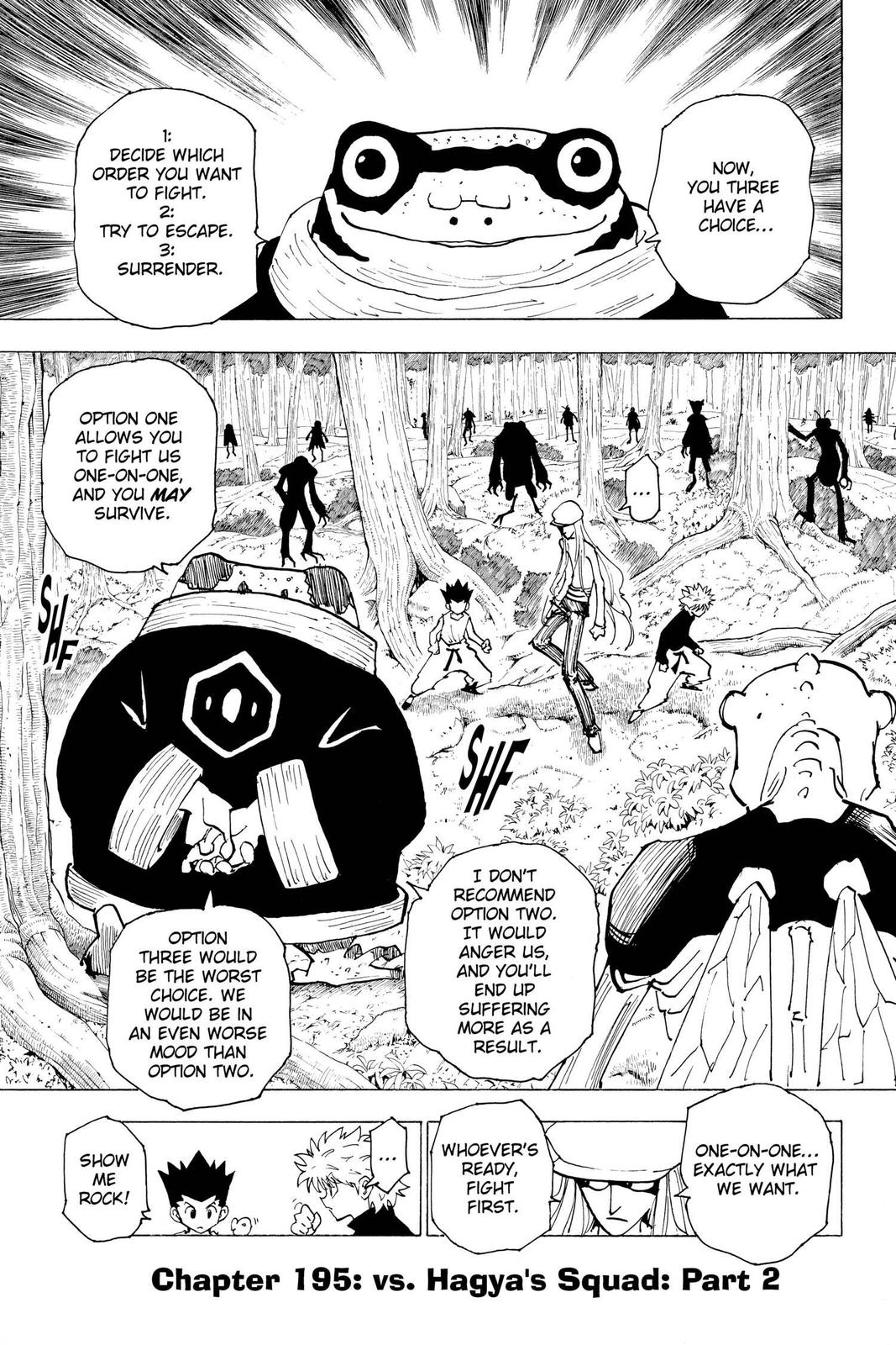 Read Hunter x Hunter chapter 195 image 0 on Lezhin