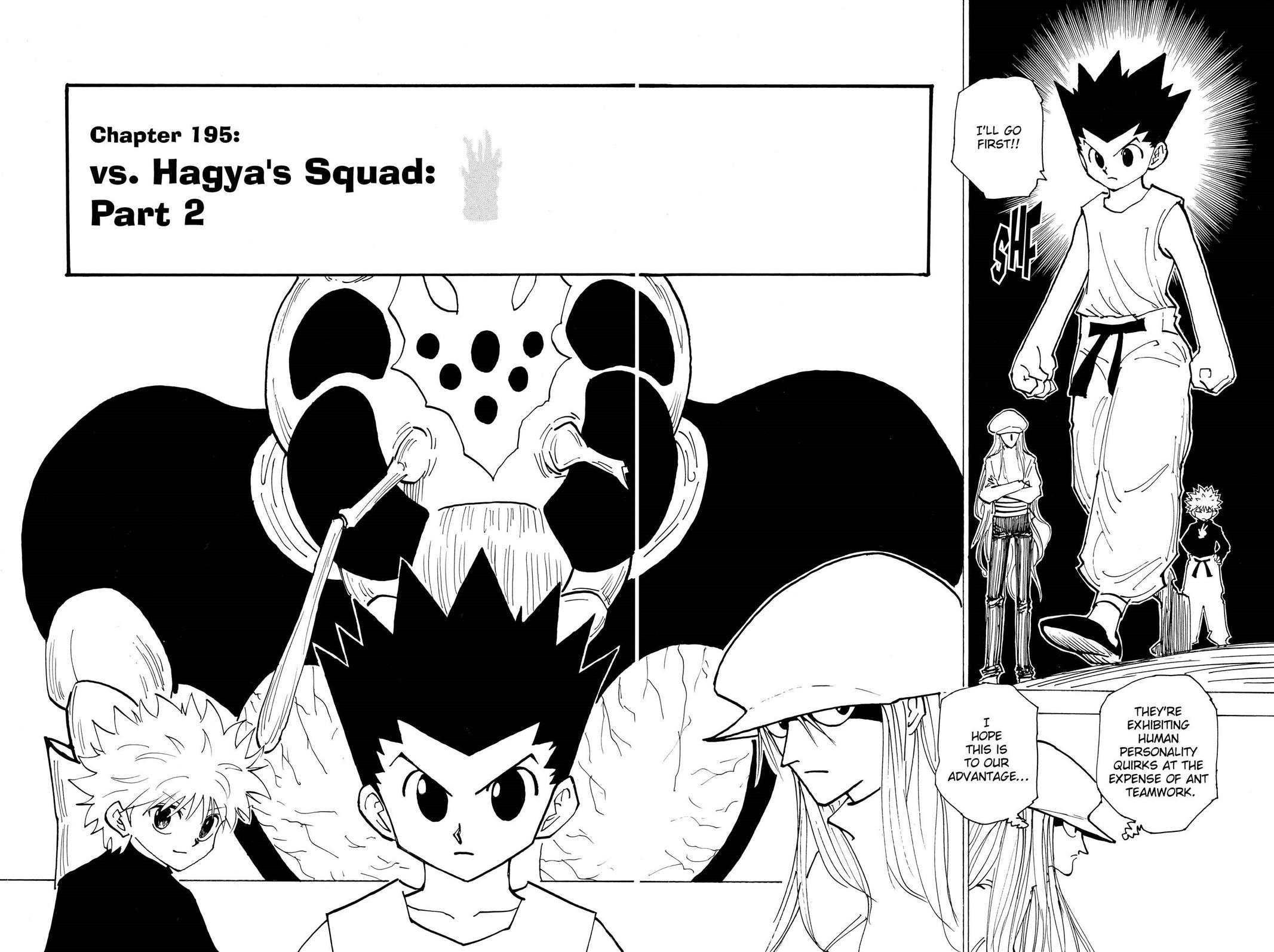 Read Hunter x Hunter chapter 195 image 1 on Lezhin
