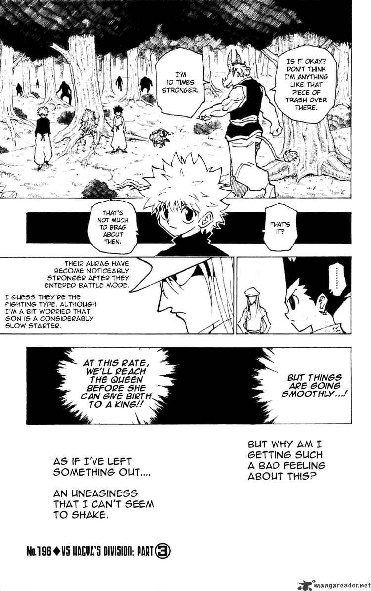 Read Hunter x Hunter chapter 196 image 0 on Lezhin