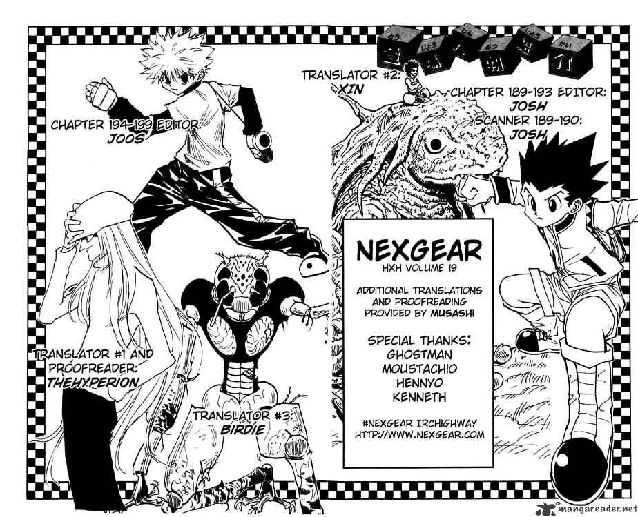 Read Hunter x Hunter chapter 196 image 14 on Lezhin