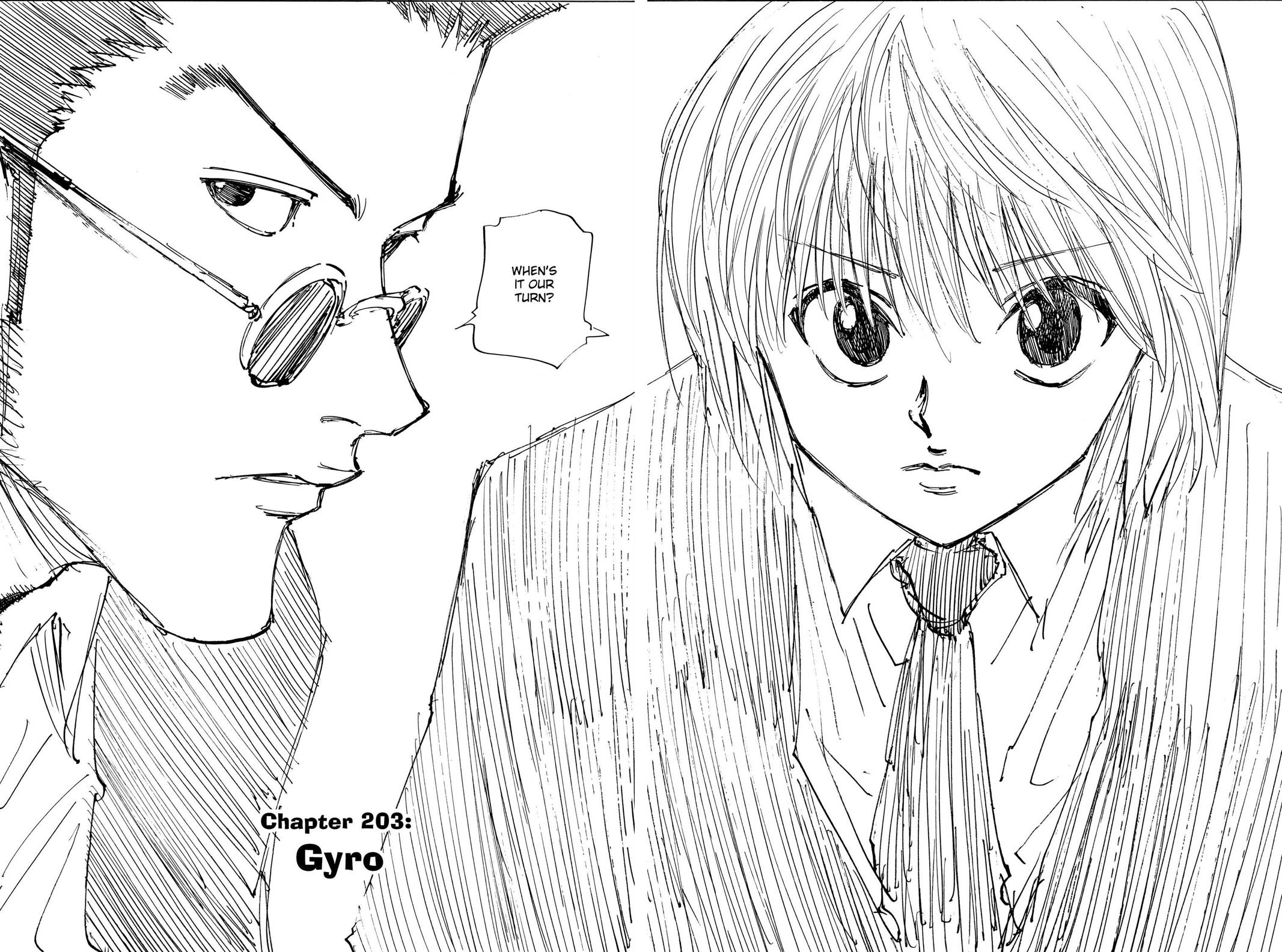 Read Hunter x Hunter chapter 203 image 1 on Lezhin