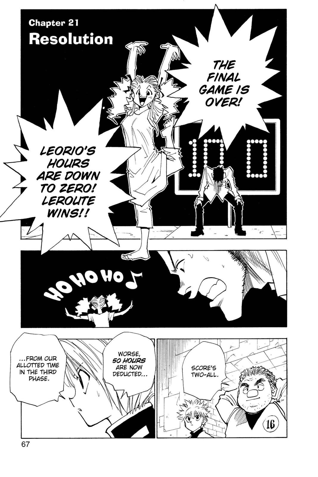 Read Hunter x Hunter chapter 21 image 0 on Lezhin
