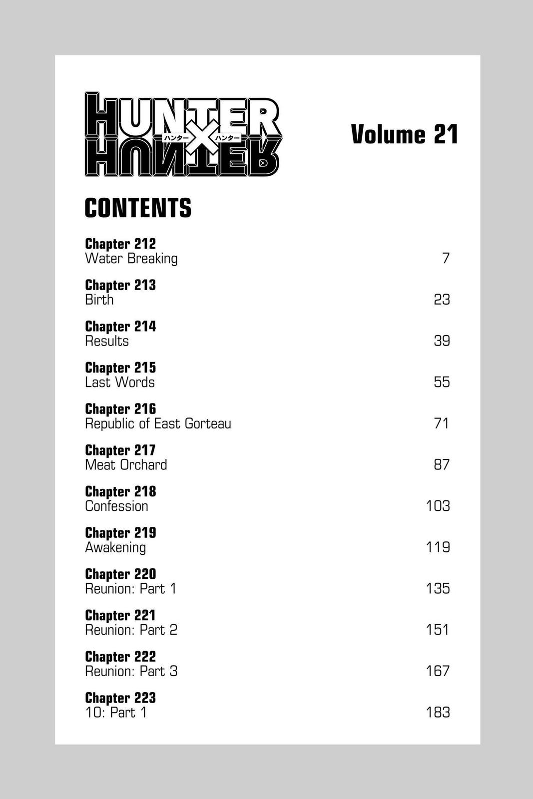 Read Hunter x Hunter chapter 212 image 5 on Lezhin