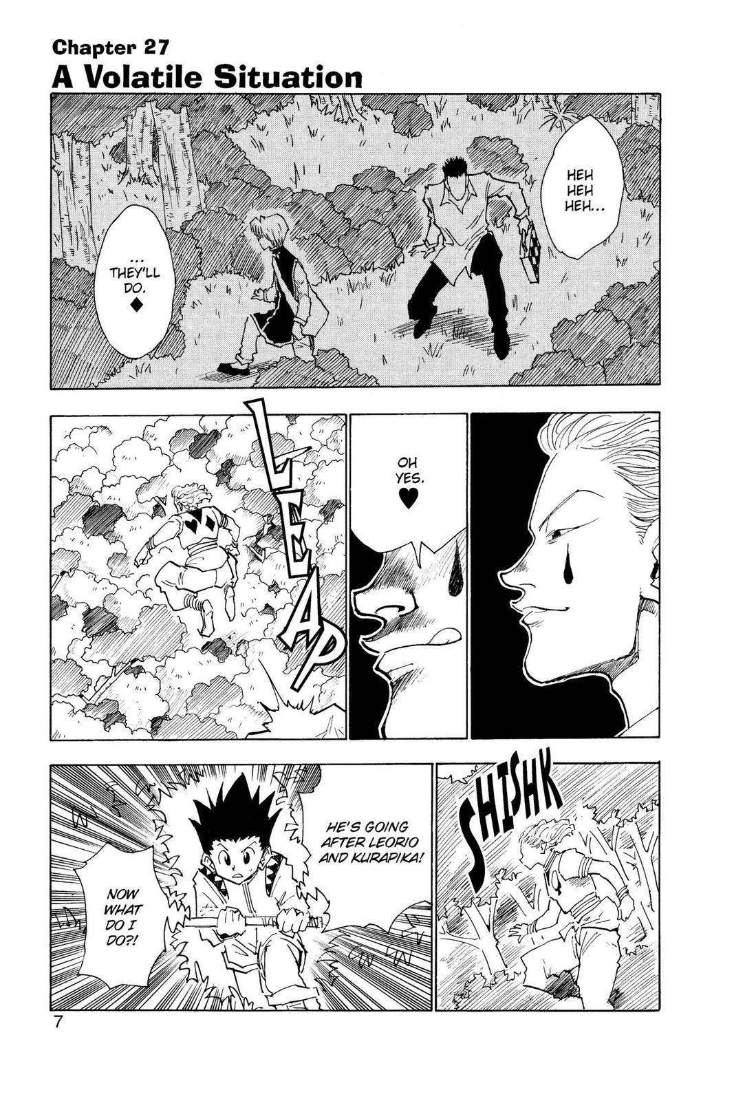Read Hunter x Hunter chapter 27 image 6 on Lezhin