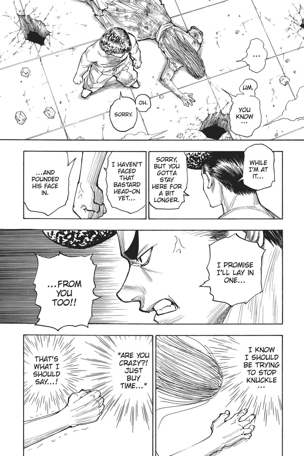 Read Hunter x Hunter chapter 277 image 10 on Lezhin