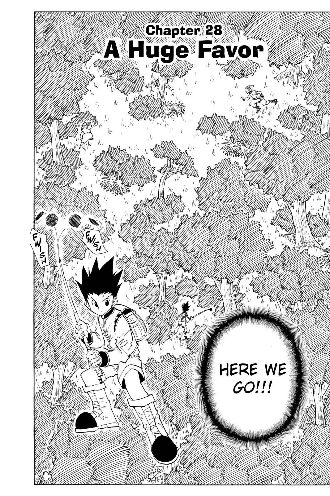 Read Hunter x Hunter chapter 28 image 1 on Lezhin