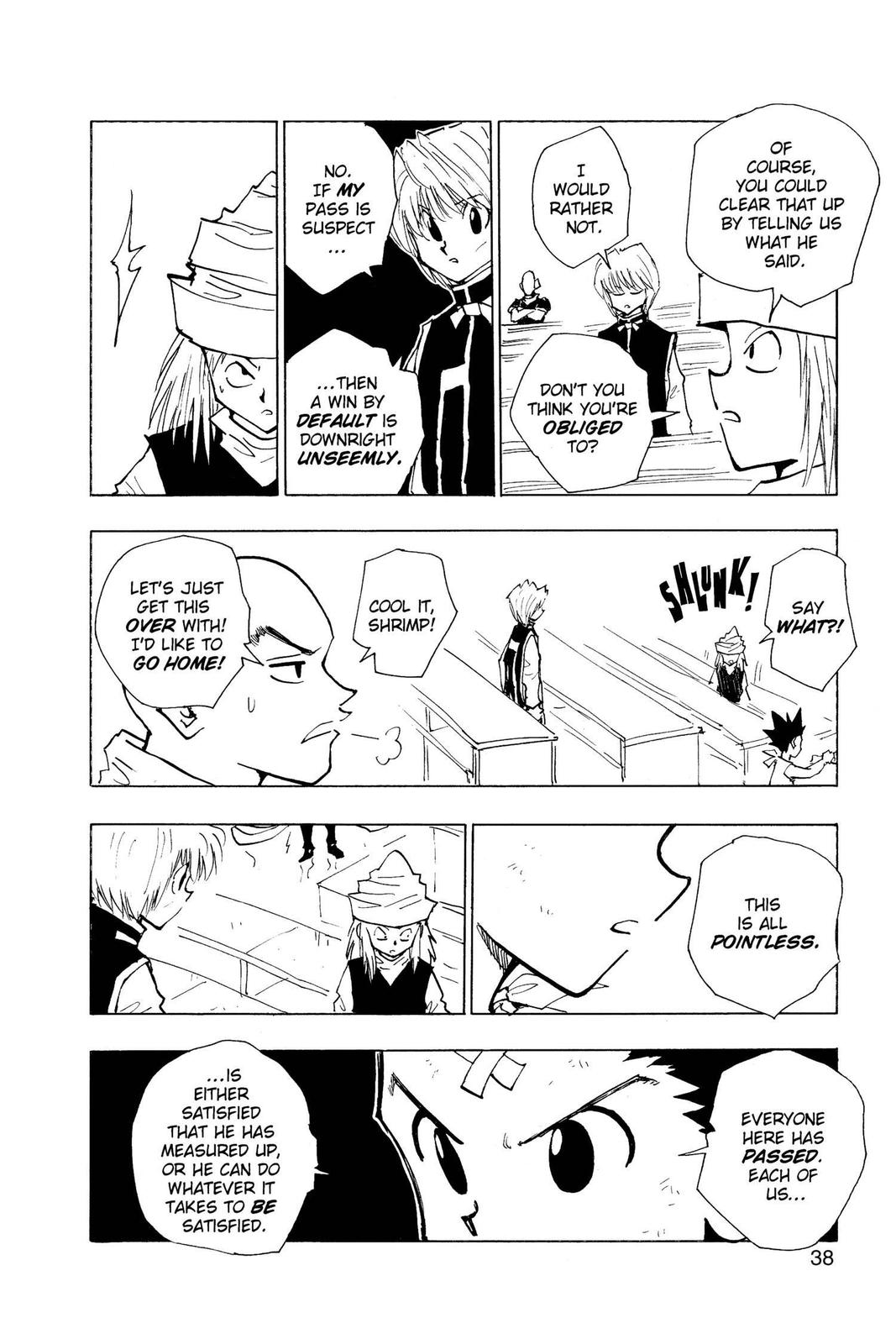 Read Hunter x Hunter chapter 37 image 11 on Lezhin