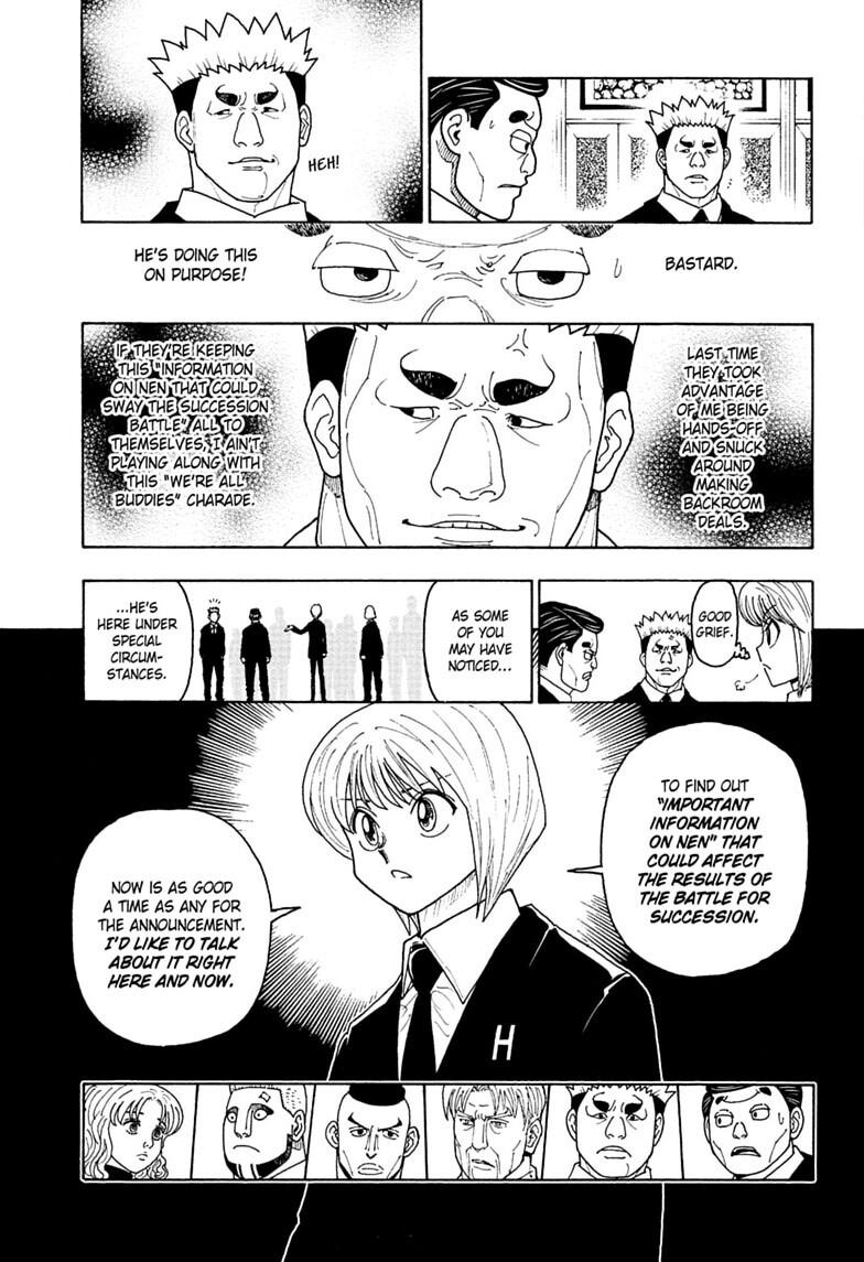 Read Hunter x Hunter chapter 411 image 14 on Lezhin