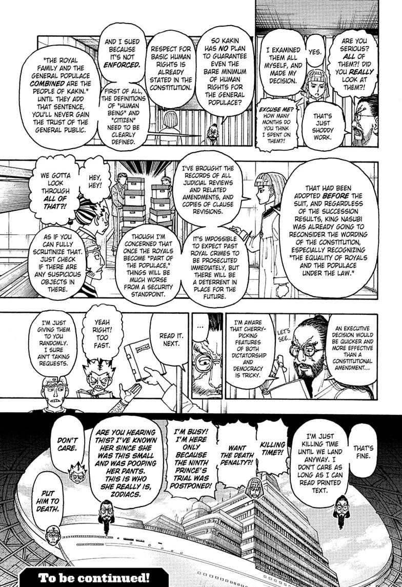 Read Hunter x Hunter chapter 412 image 18 on Lezhin