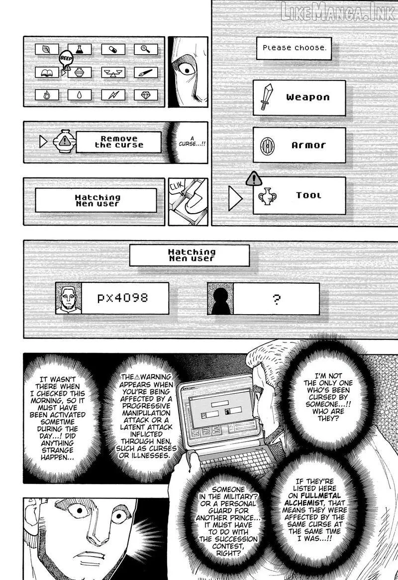 Read Hunter x Hunter chapter 415 image 1 on Lezhin