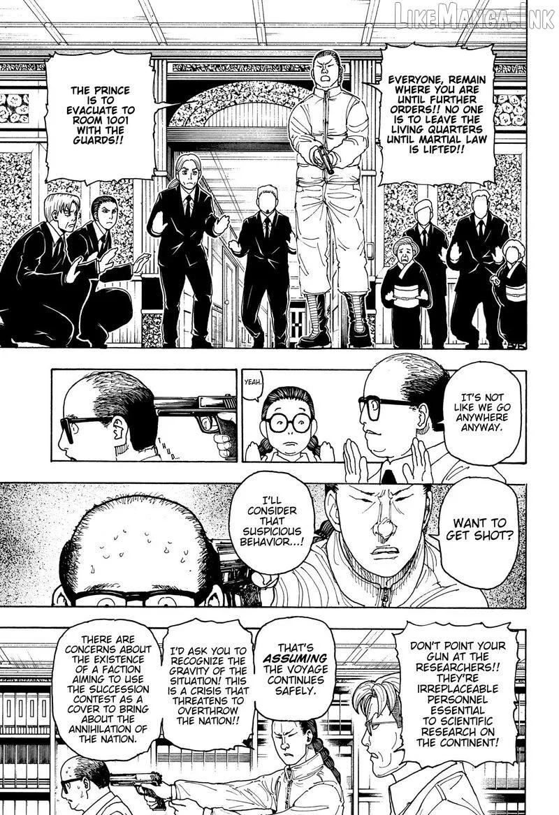 Read Hunter x Hunter chapter 415 image 13 on Lezhin