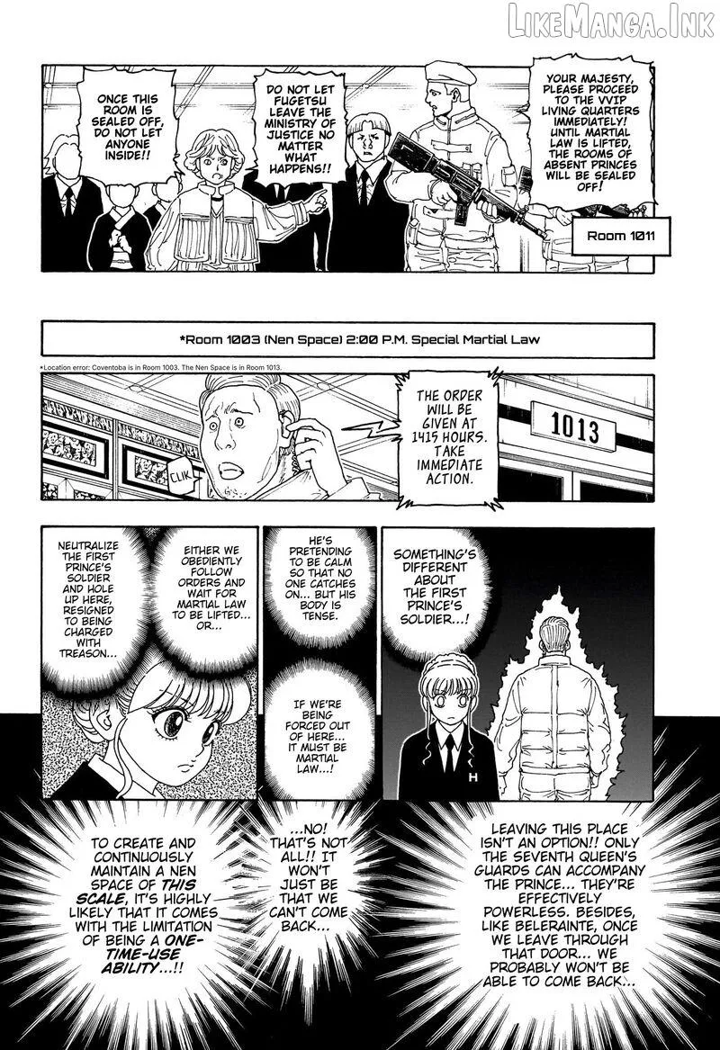 Read Hunter x Hunter chapter 415 image 16 on Lezhin