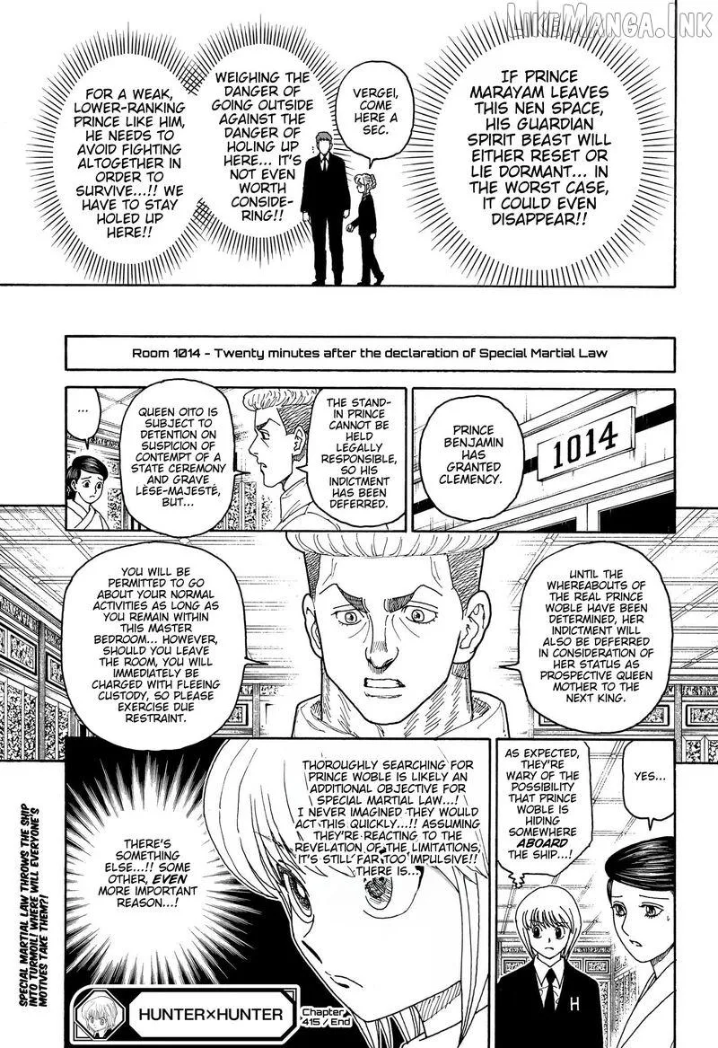Read Hunter x Hunter chapter 415 image 17 on Lezhin
