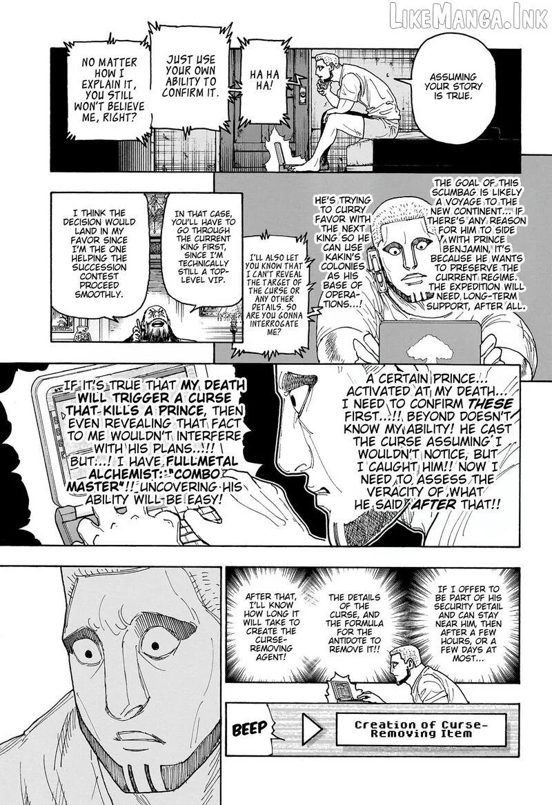 Read Hunter x Hunter chapter 415 image 4 on Lezhin