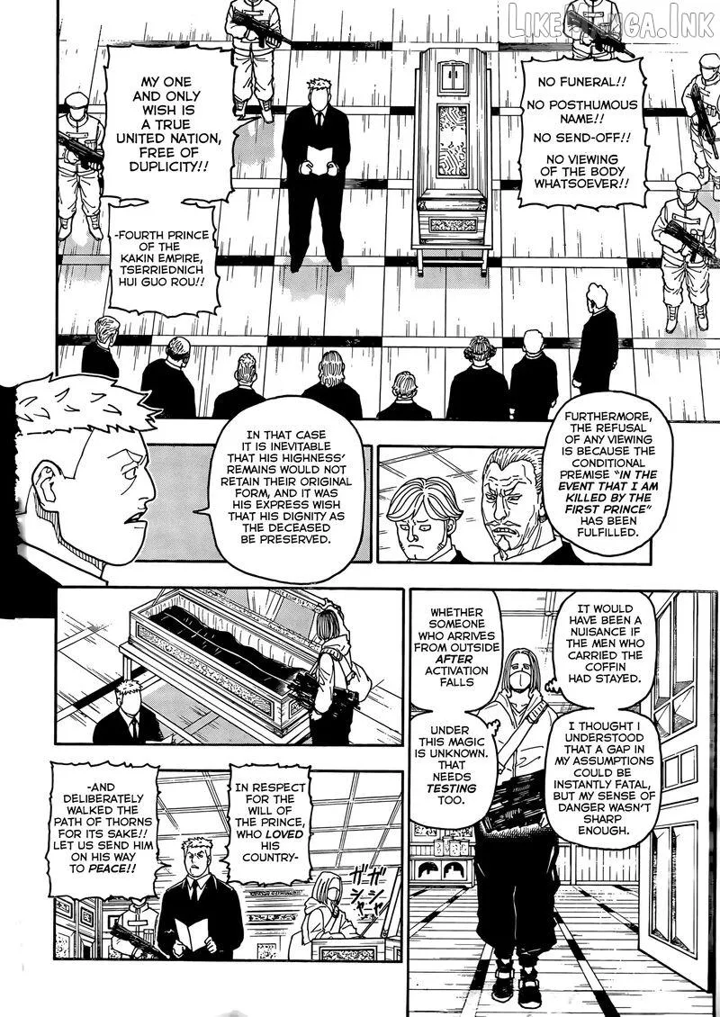 Read Hunter x Hunter chapter 418 image 11 on Lezhin