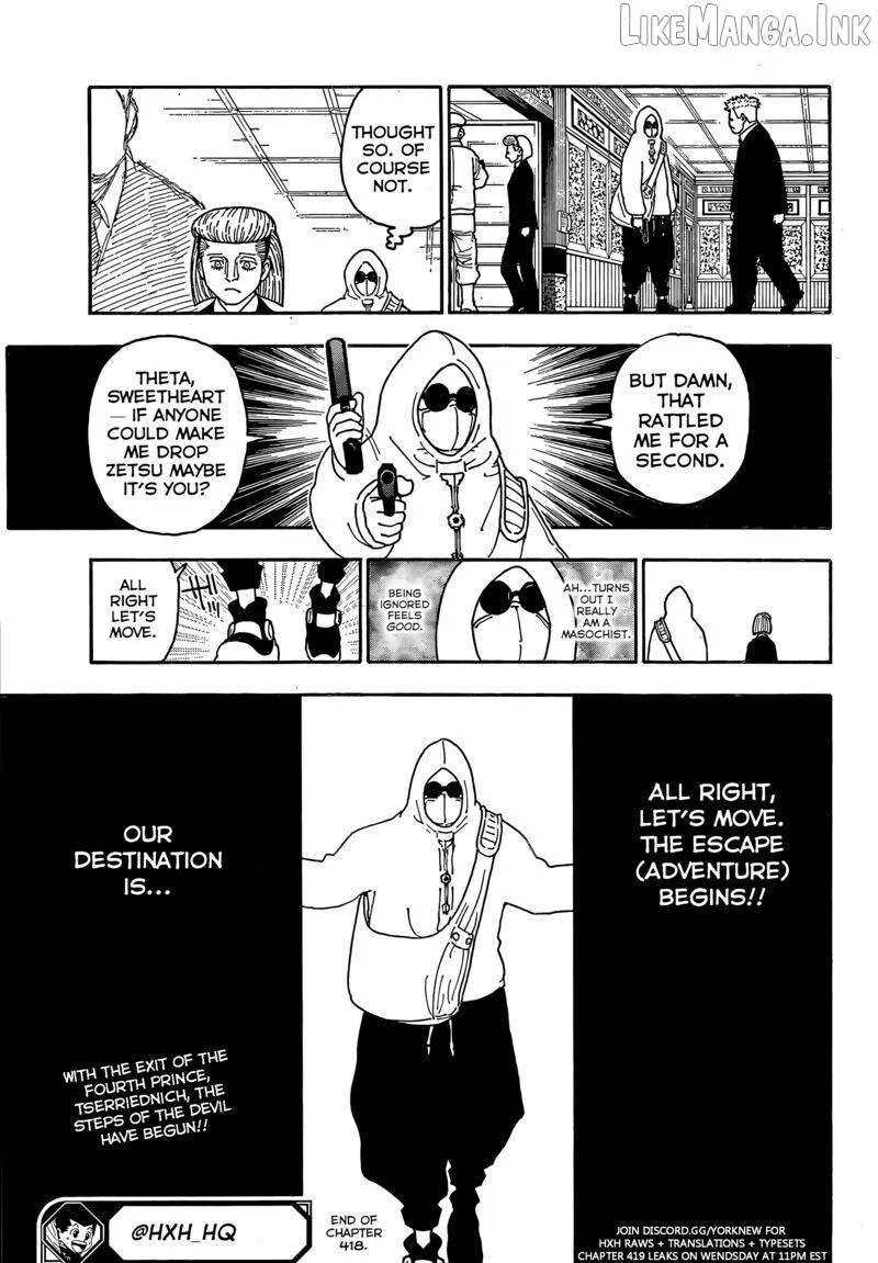 Read Hunter x Hunter chapter 418 image 18 on Lezhin