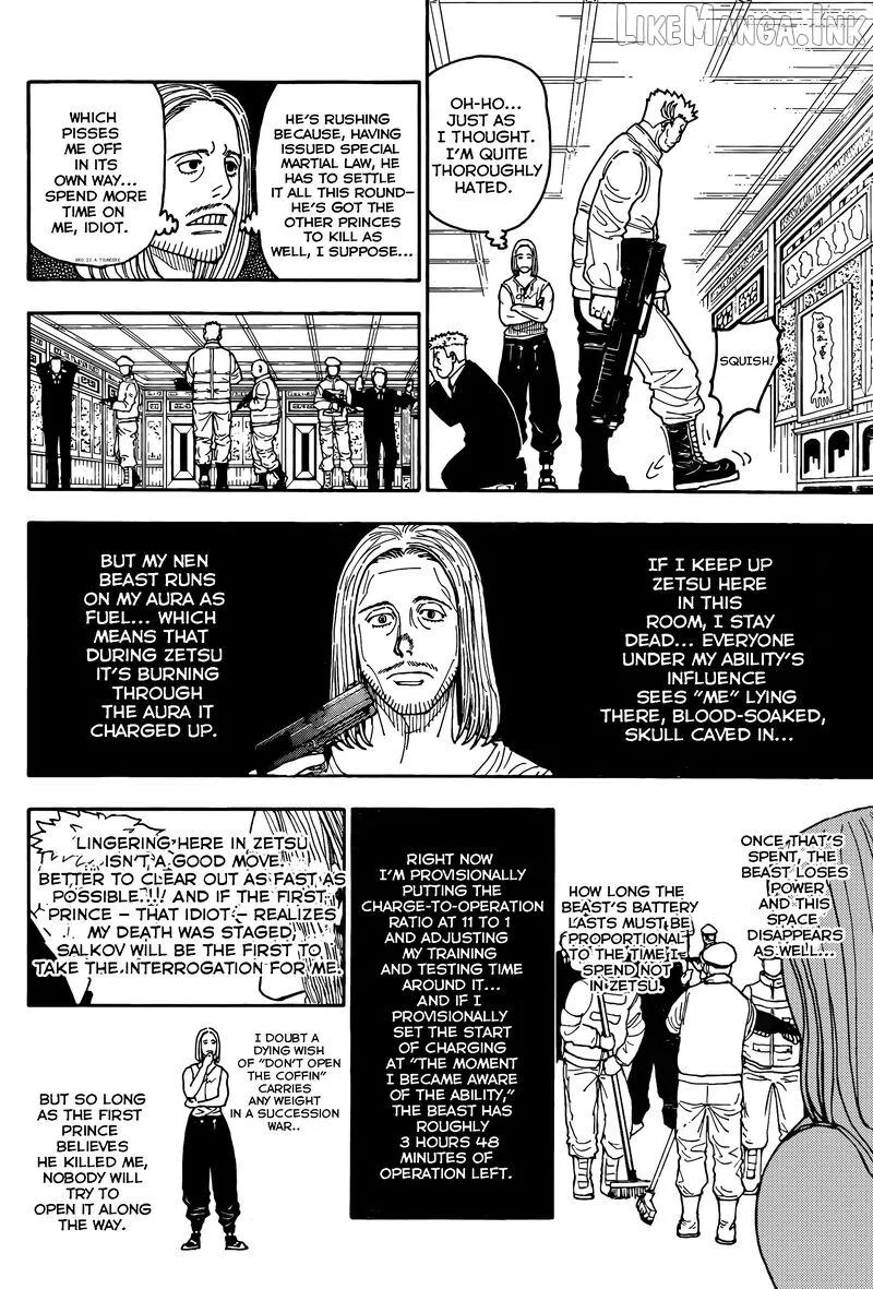Read Hunter x Hunter chapter 418 image 9 on Lezhin