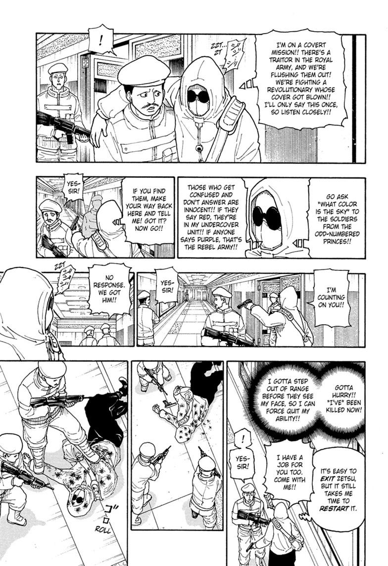Read Hunter x Hunter chapter 419 image 12 on Lezhin