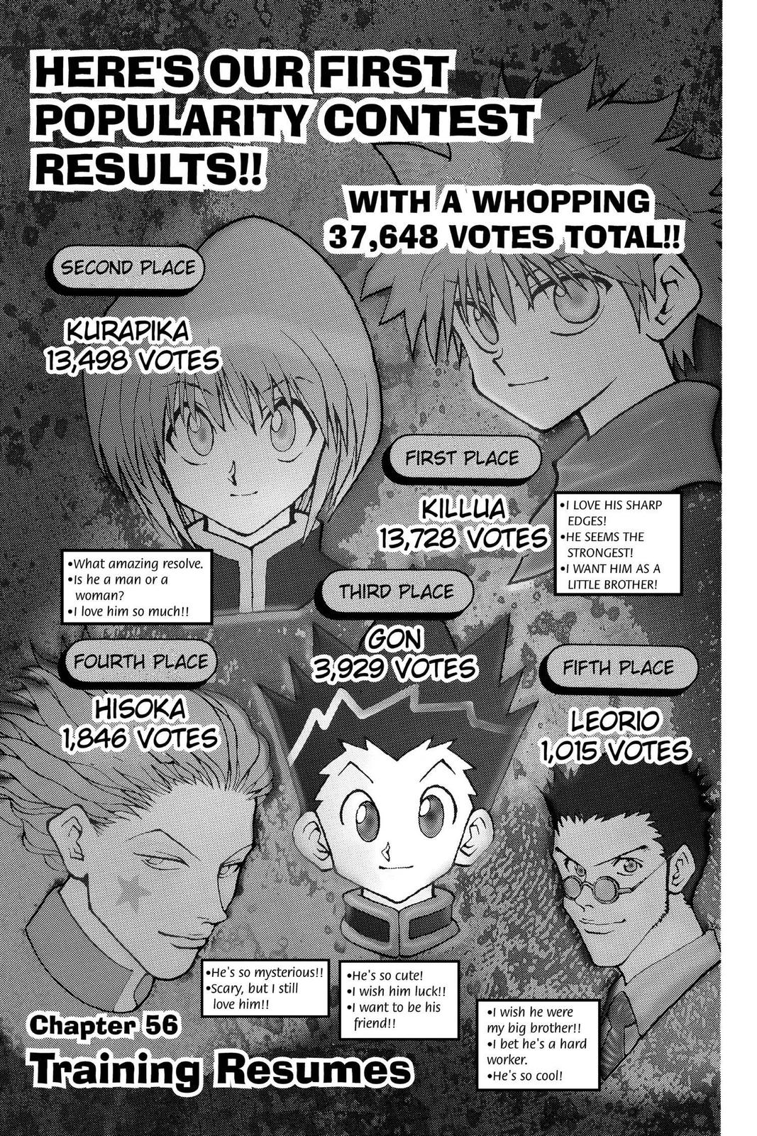 Read Hunter x Hunter chapter 56 image 0 on Lezhin