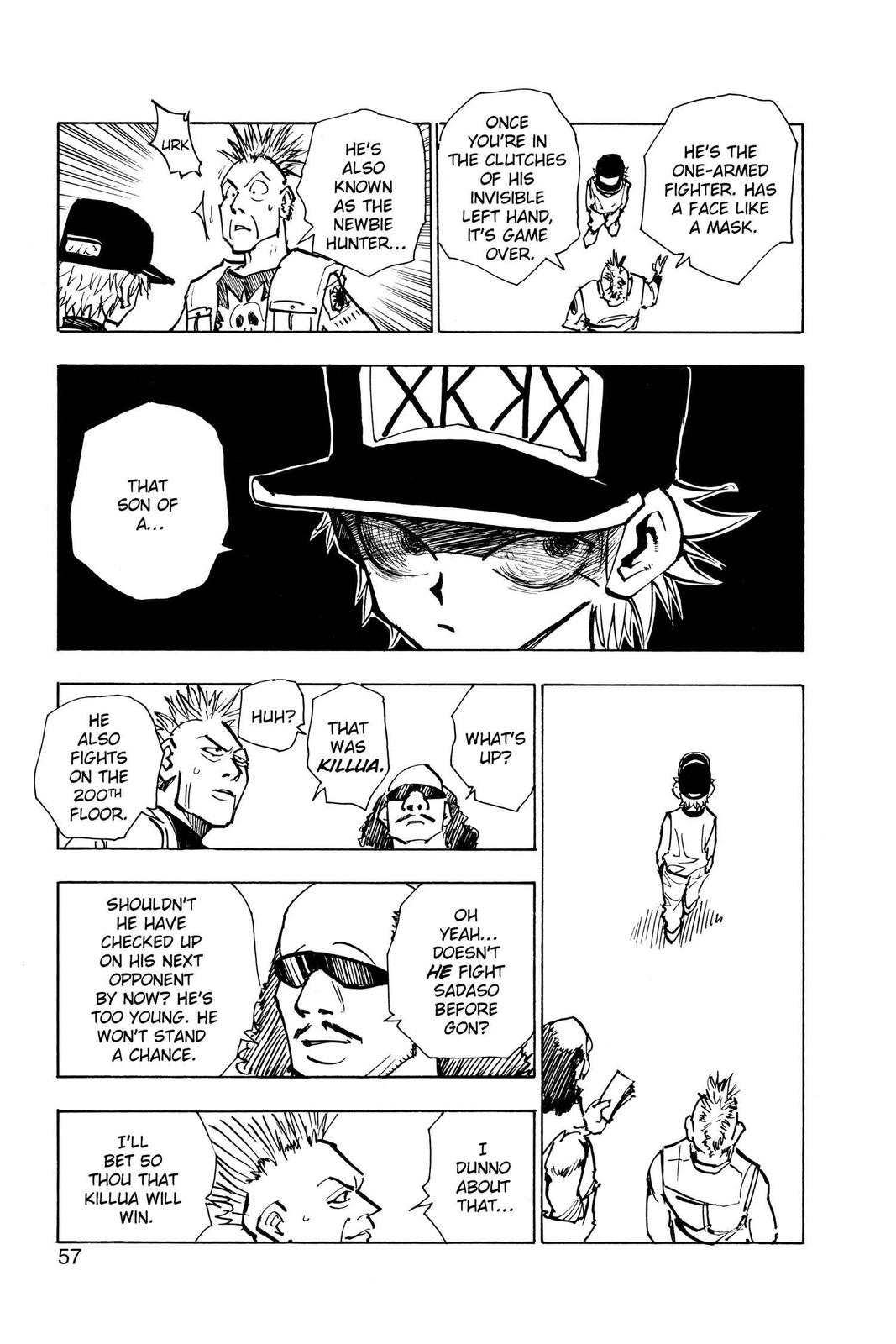 Read Hunter x Hunter chapter 57 image 10 on Lezhin