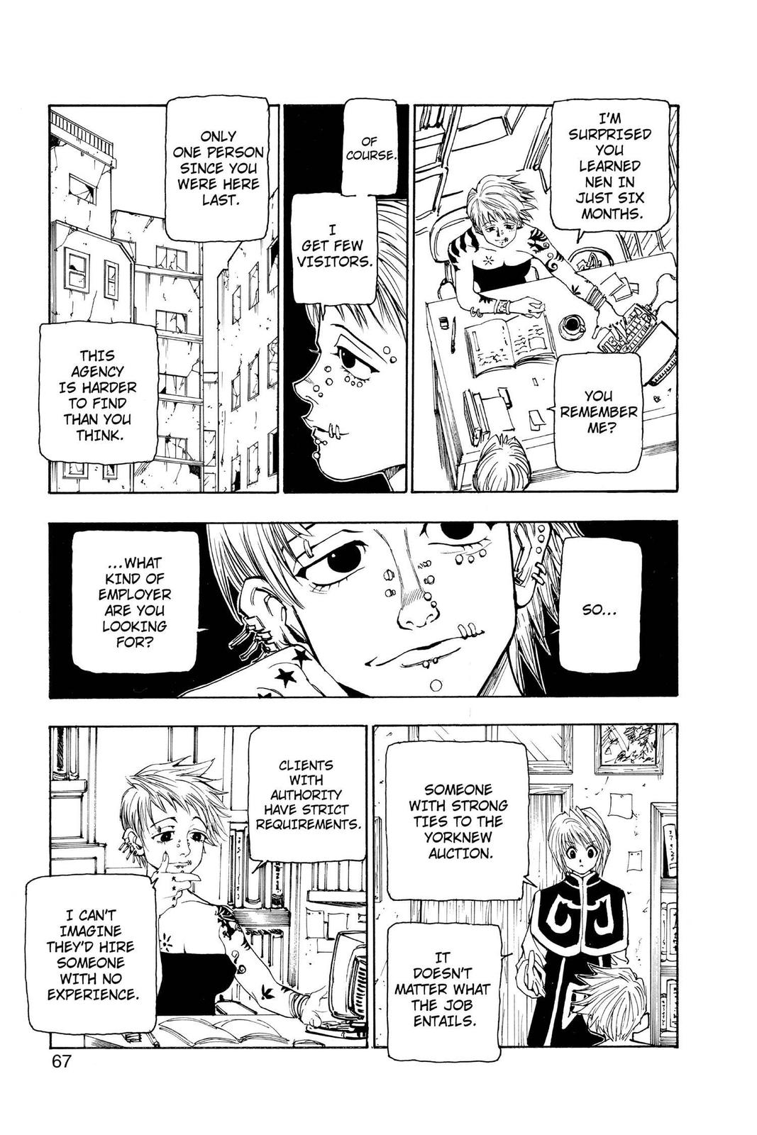 Read Hunter x Hunter chapter 67 image 4 on Lezhin