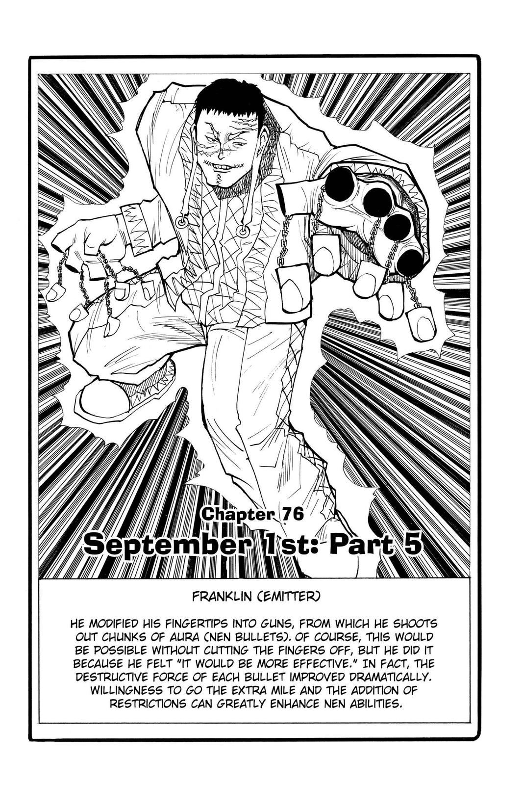 Read Hunter x Hunter chapter 76 image 0 on Lezhin