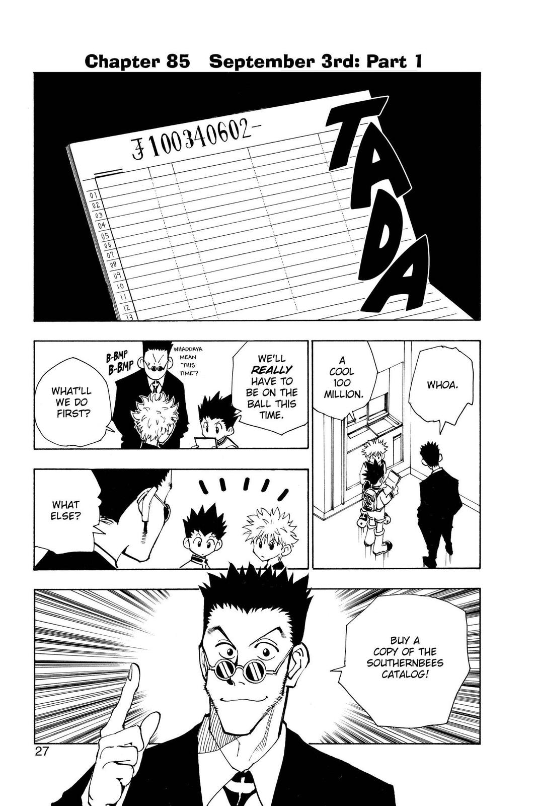 Read Hunter x Hunter chapter 85 image 0 on Lezhin