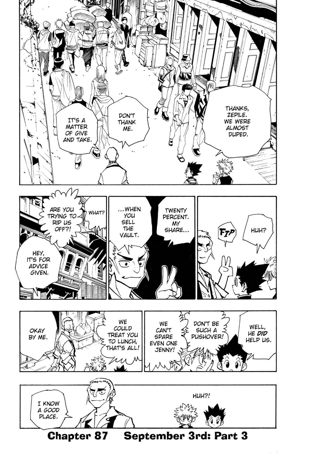Read Hunter x Hunter chapter 87 image 0 on Lezhin