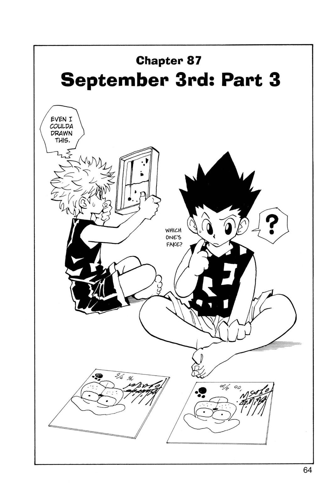 Read Hunter x Hunter chapter 87 image 1 on Lezhin