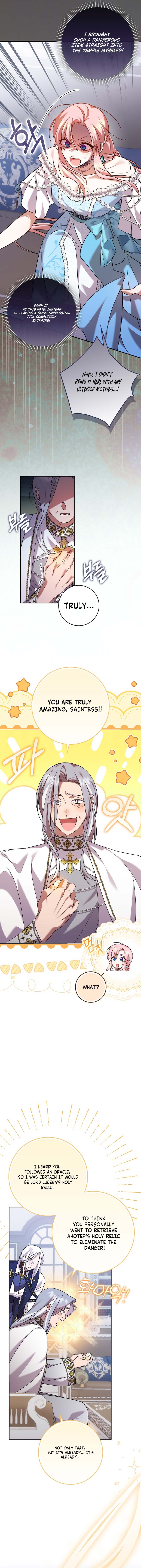 Read Hush Now, Saintess! chapter 11 image 8 on Lezhin