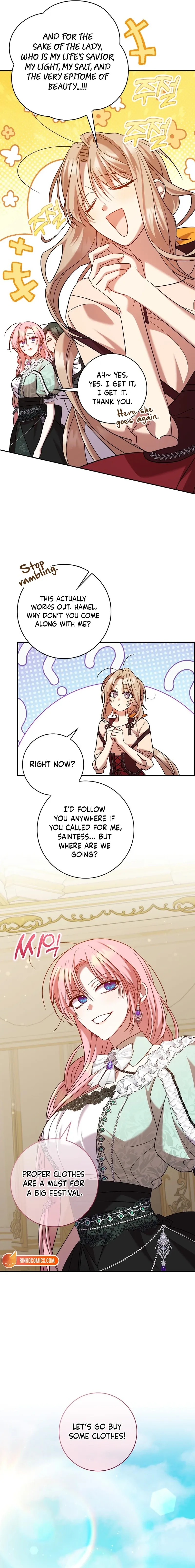 Read Hush Now, Saintess! chapter 25 image 12 on Lezhin