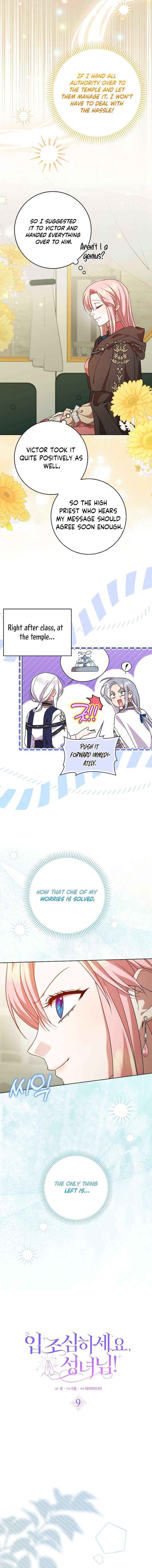 Read Hush Now, Saintess! chapter 9 image 2 on Lezhin