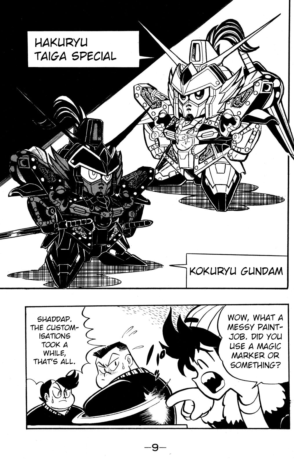 Read Hyper Senshi Gundam Boy chapter 40 image 9 on Lezhin