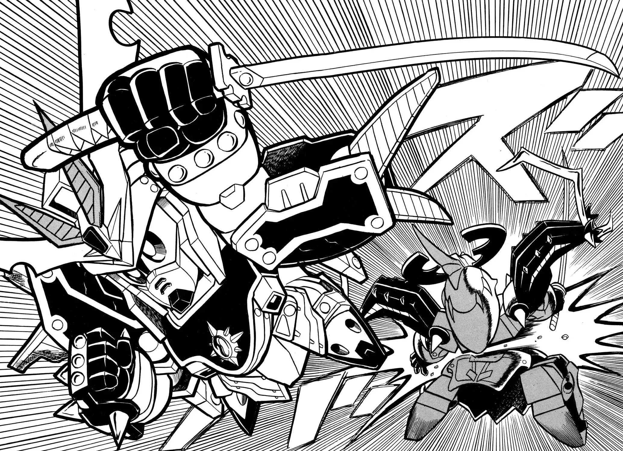 Read Hyper Warrior Gundam Boy chapter 50 image 70 on Lezhin