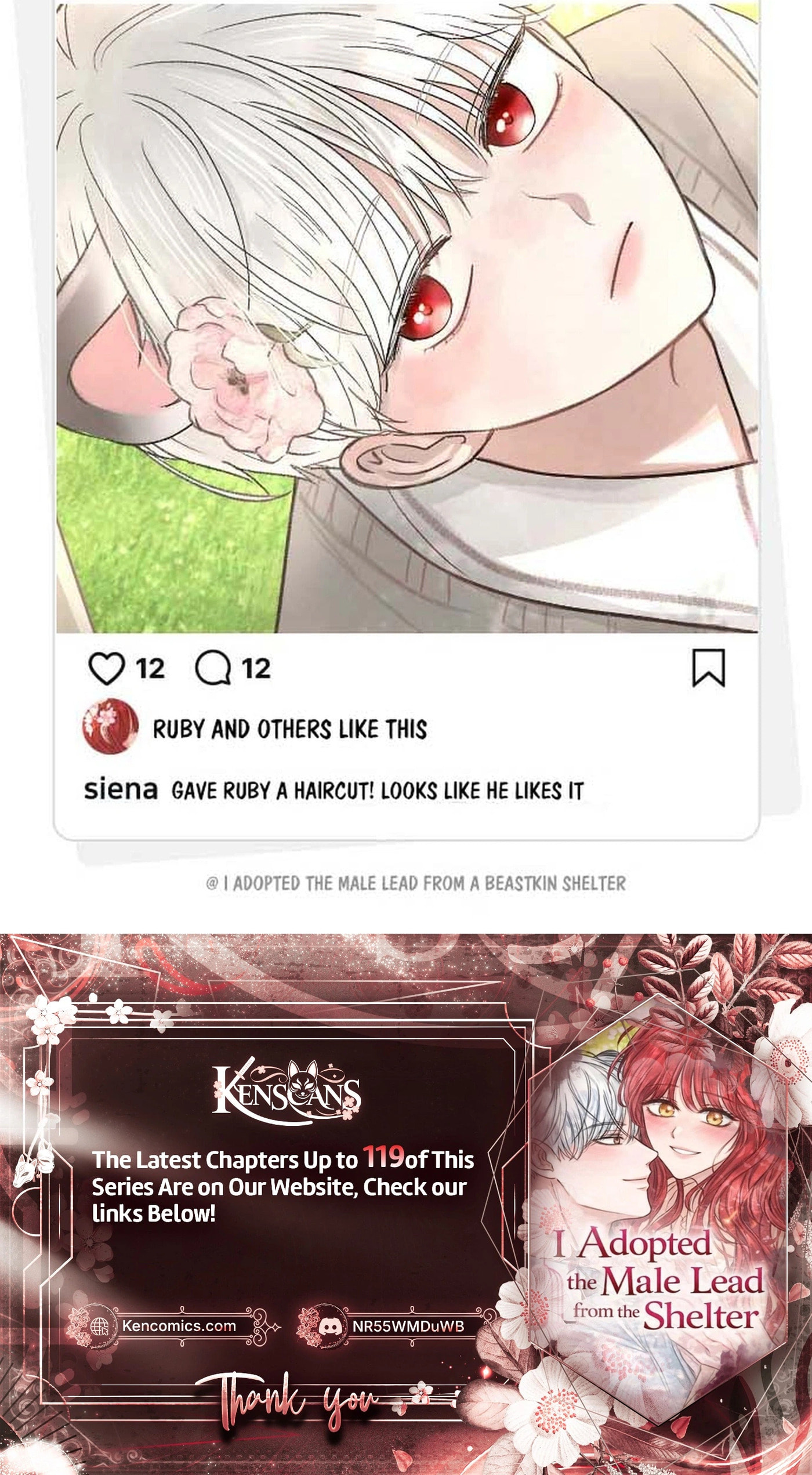 I Adopted the Male Lead from the Shelter Chapter 109 page 77 - 