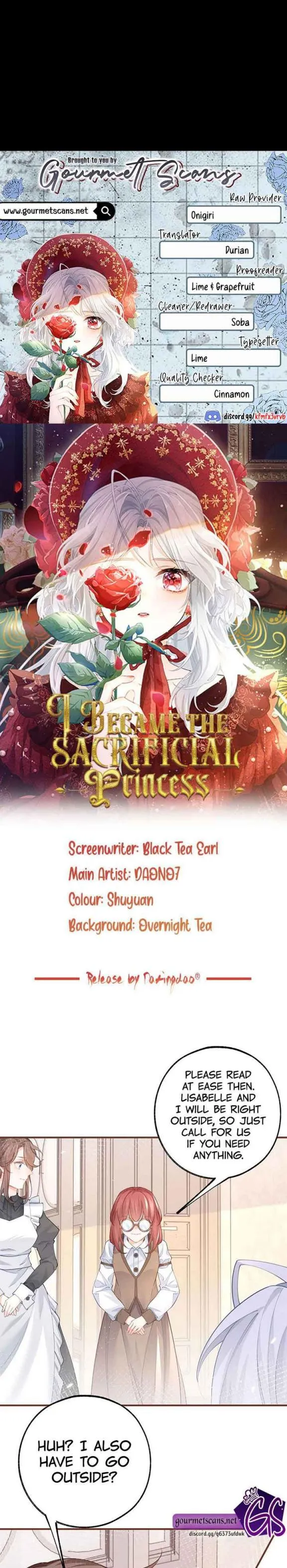 I Became the Sacrificial Princess Chapter 63 page 1 - 