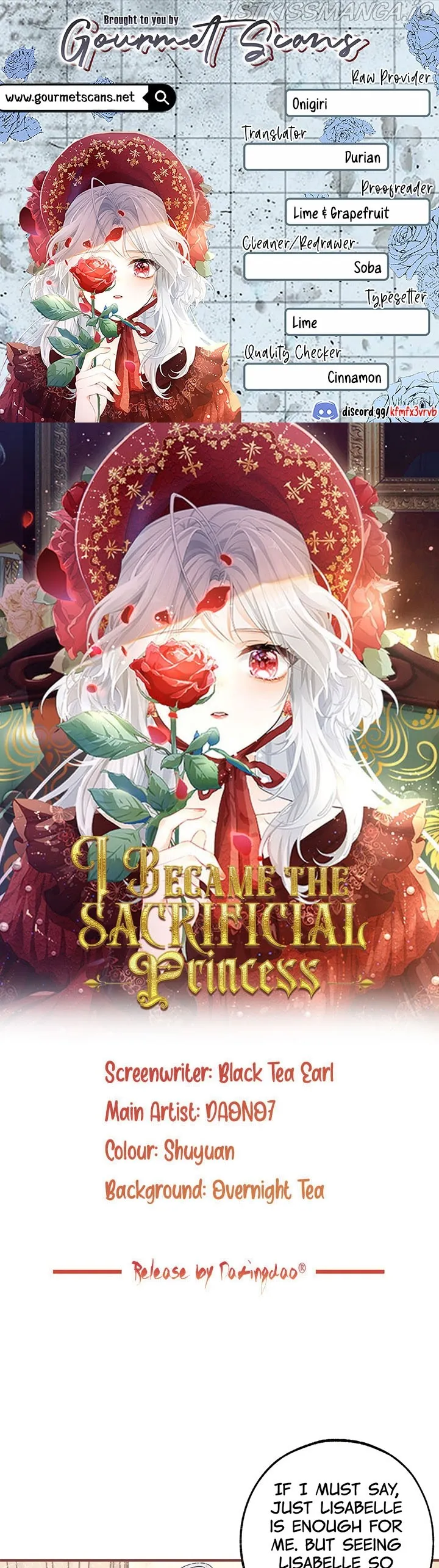 I Became the Sacrificial Princess Chapter 66 page 1 - 